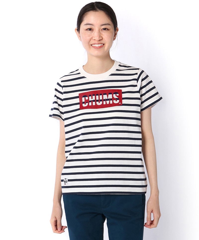 CHUMS Logo T-Shirt/チャムスロゴTシャツ(トップス/Tシャツ)(M Teal Blue): トップス|CHUMS(チャムス)| アウトドアファッション公式通販
