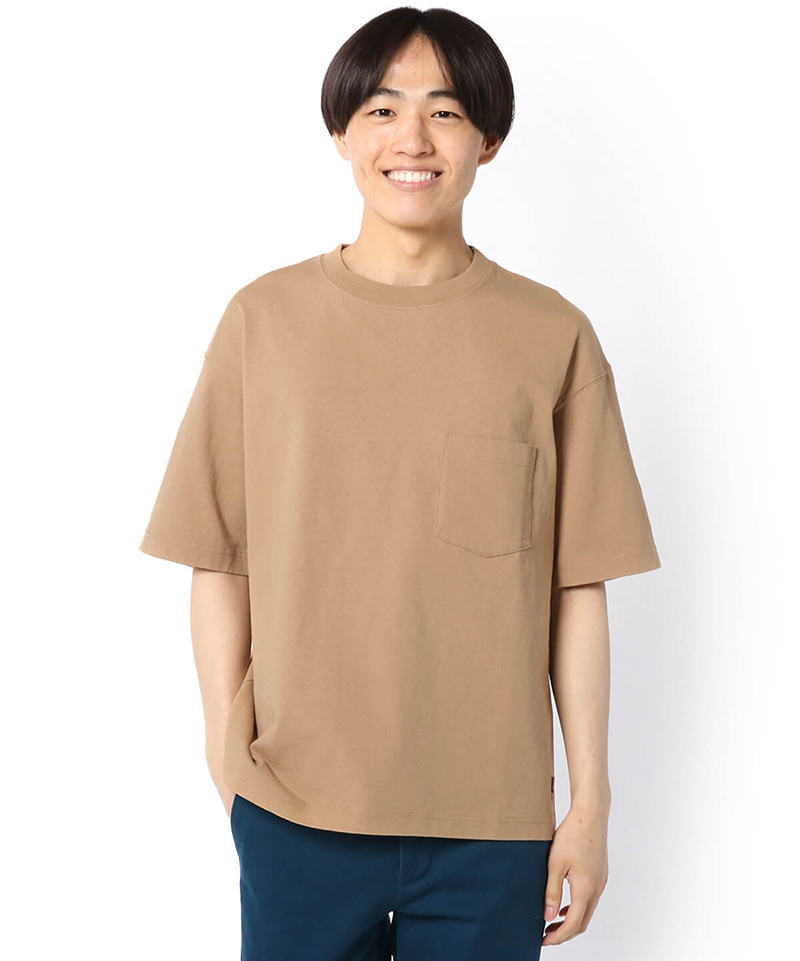 Heavy Weight Pocket T Shirt ヘビーウエイトポケットtシャツ トップス Tシャツ M Beige トップス Chums チャムス アウトドアファッション公式通販