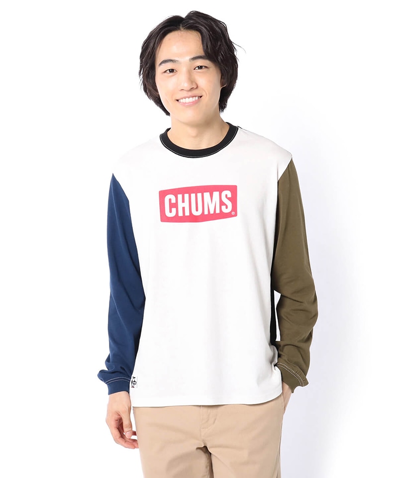 CHUMS Logo L/S T-Shirt(チャムスロゴロングスリーブTシャツ(トップス/ロングTシャツ))