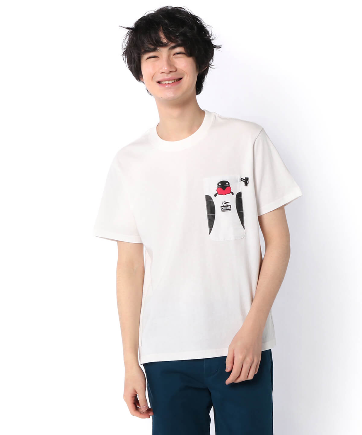 Sleeping Bag Pocket T Shirt 限定 スリーピングバッグポケットtシャツ トップス Tシャツ M Chums Logo トップス Chums チャムス アウトドアファッション公式通販