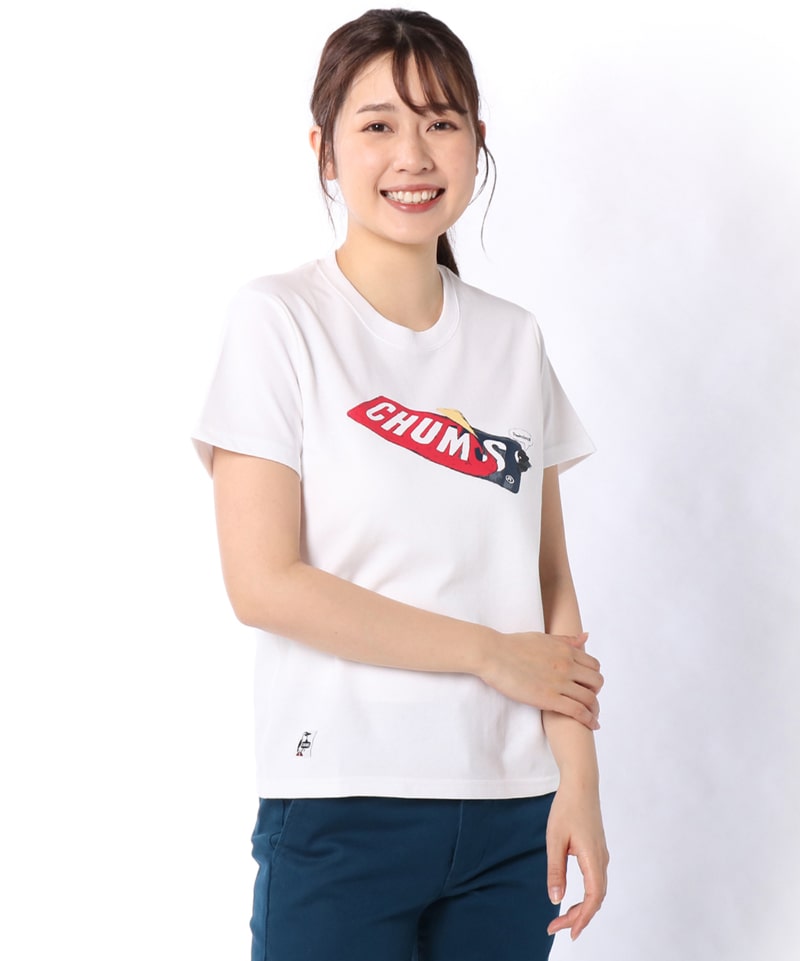 Sticker CHUMS T-Shirt/ステッカーチャムスTシャツ(トップス/Tシャツ)