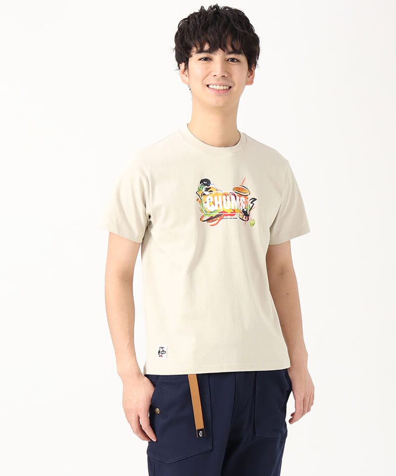 CHUMS Big Burger T-Shirt/チャムスビッグバーガーTシャツ(トップス ...