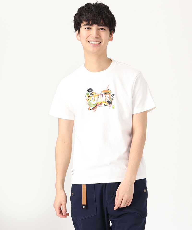 CHUMS Big Burger T-Shirt/チャムスビッグバーガーTシャツ(トップス ...