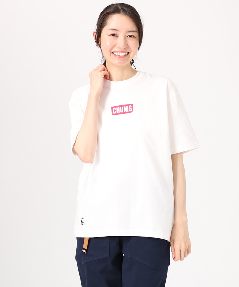 Oversized Mini CHUMS Logo T-Shirt/オーバーサイズドミニチャムスロゴ ...