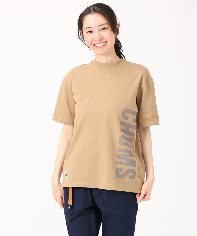 チャムス　半袖Tシャツ　ベージュ　XLサイズ