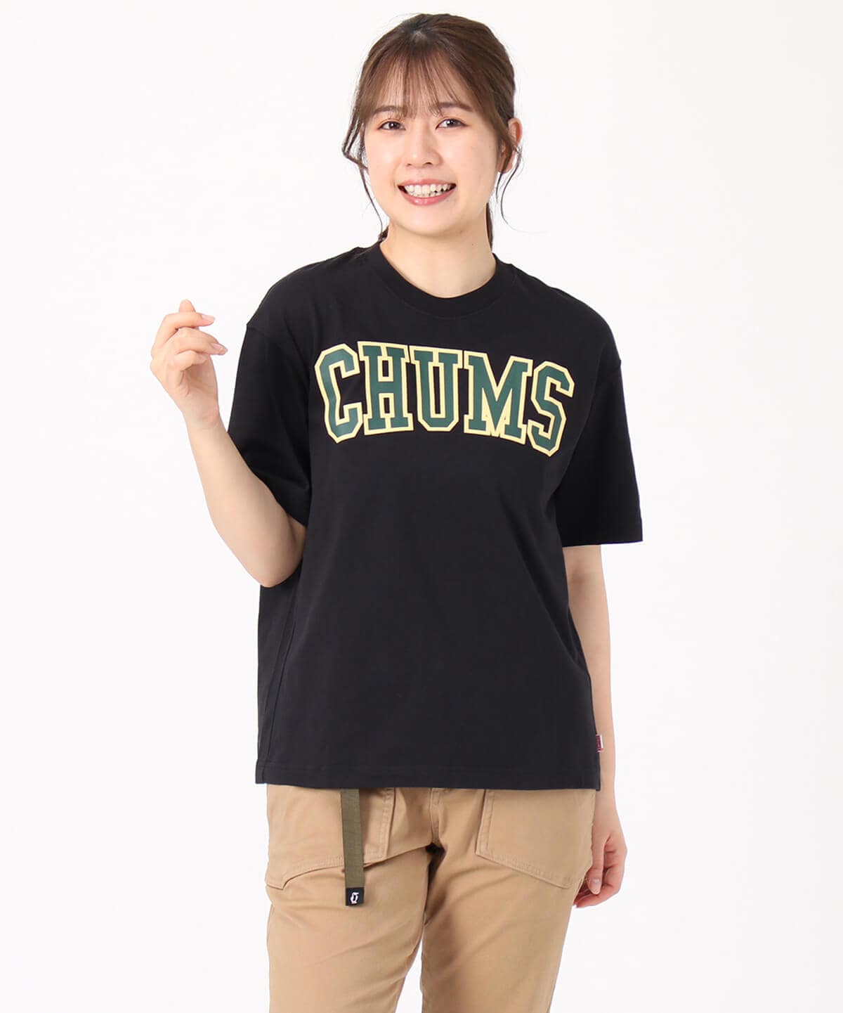 Oversized CHUMS College T-Shirt(オーバーサイズドチャムスカレッジTシャツ(トップス/Tシャツ))