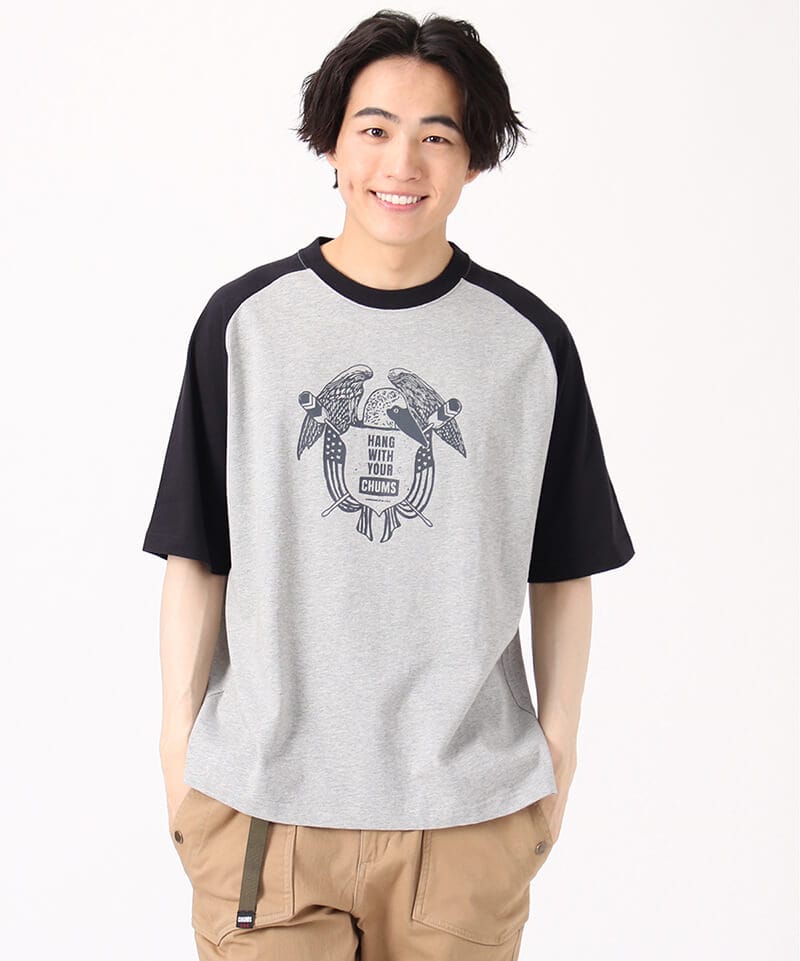 Oversized Chumley Crue Ragran T-Shirt/オーバーサイズドチャムリー