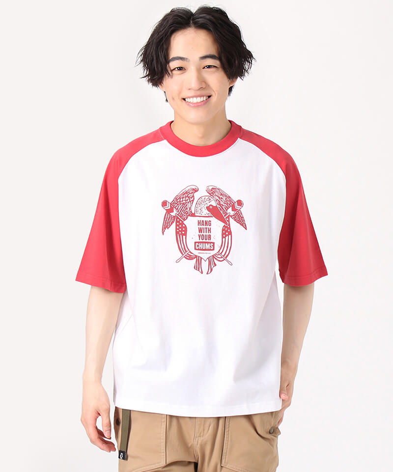 Oversized Chumley Crue Ragran T-Shirt/オーバーサイズドチャムリー