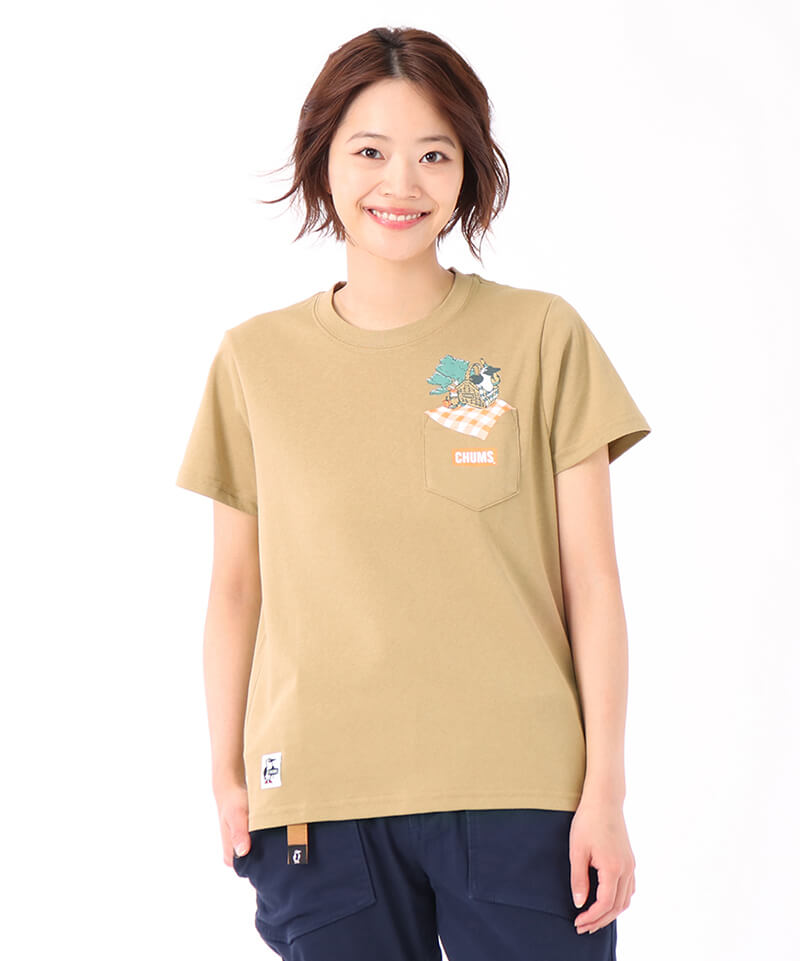 新品　CHUMS Pocket Tシャツ　チャムス bam