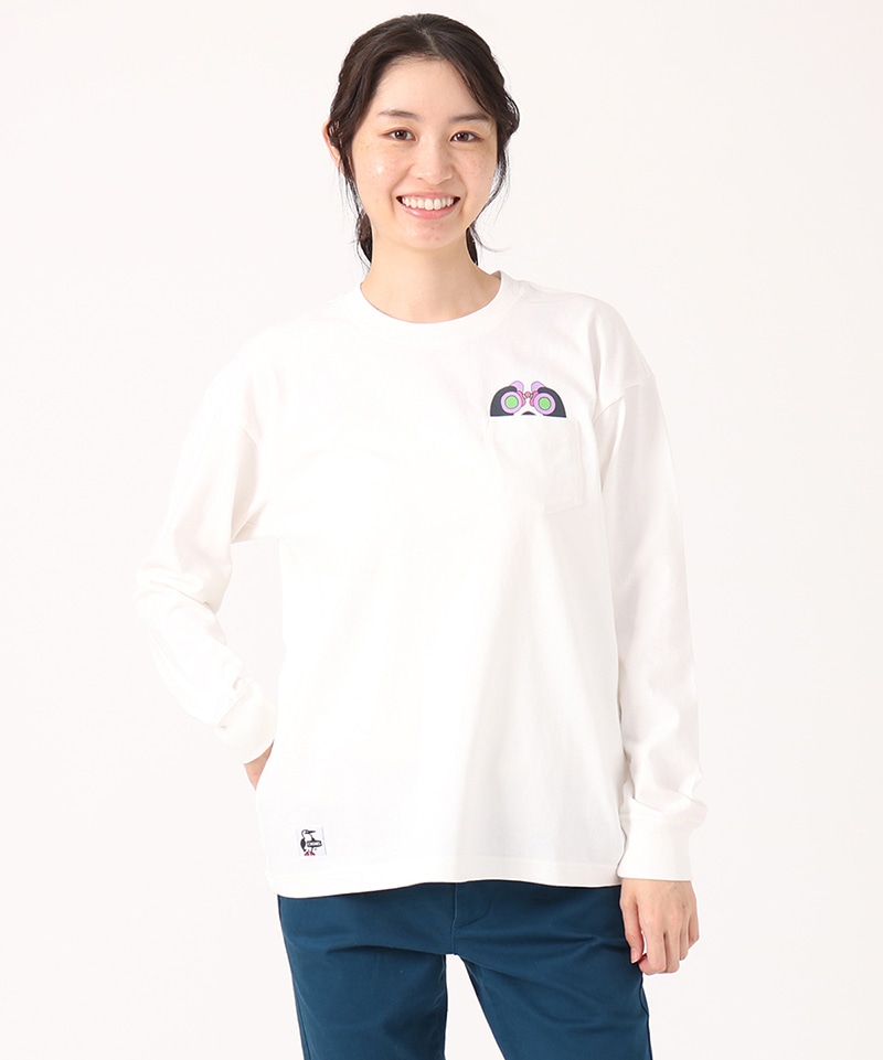 SAYORI WADA Oversized I SEE YOU L/S  T-Shirt/サヨリワダオーバーサイズドアイシーユーロングスリーブTシャツ(ロンT/ロングTシャツ)