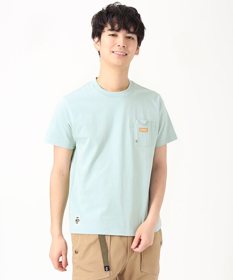 新品 CHUMS Pocket Tシャツ チャムス bam