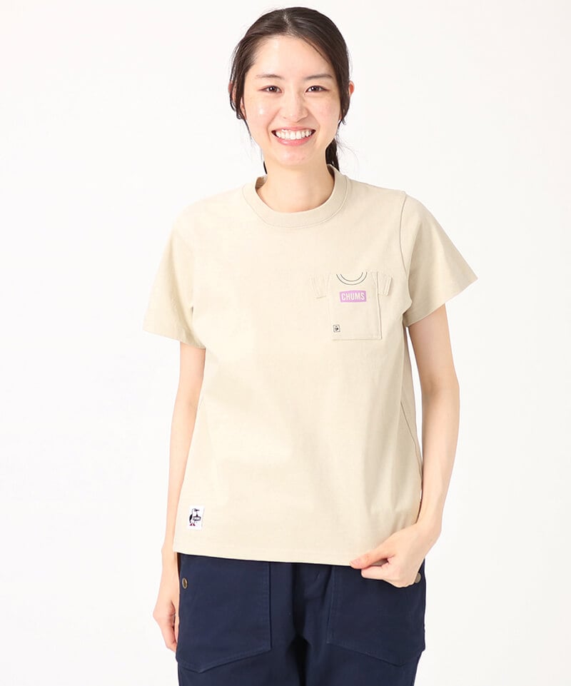 新品 CHUMS Pocket Tシャツ チャムス bam