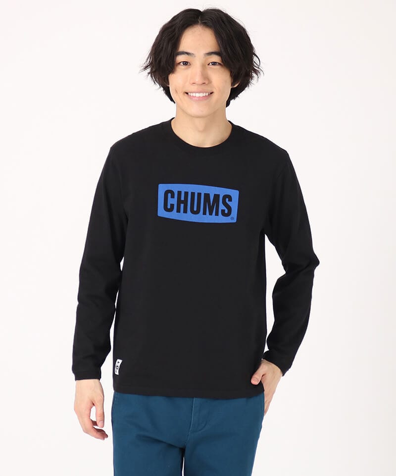 新品　CHUMS ロングTシャツ　チャムス  　blackl