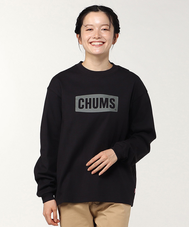 新品　CHUMS ロングTシャツ　チャムス  　blackl