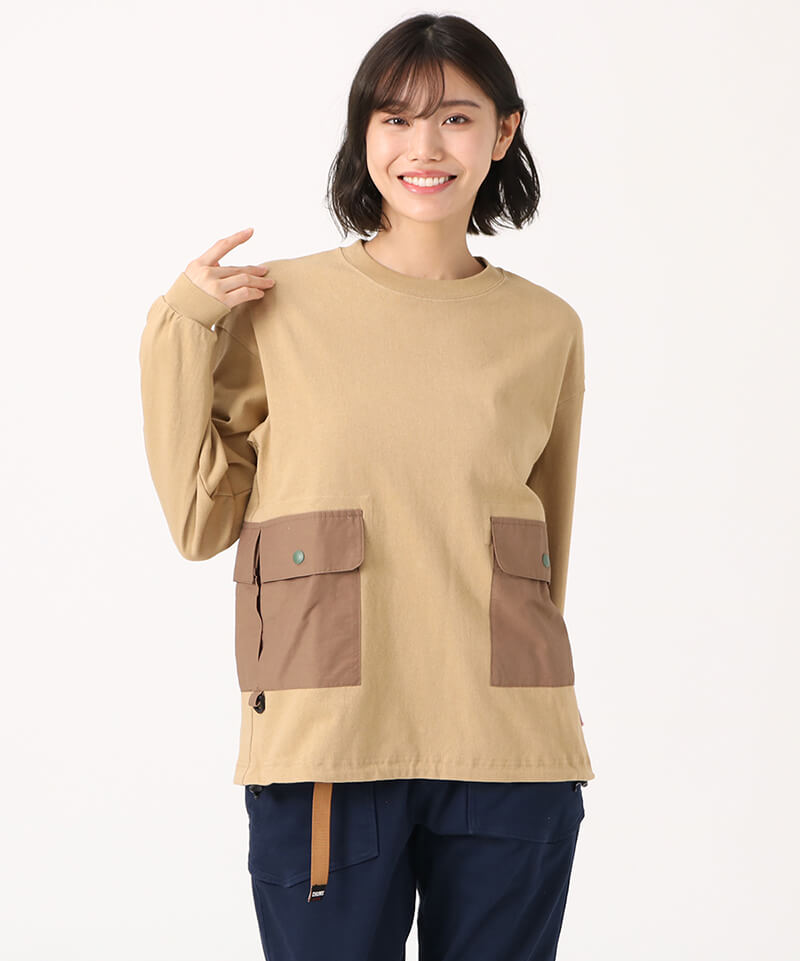 Heavy Weight Side Pocket L/S T-Shirt/ヘビーウエイトサイドポケット 