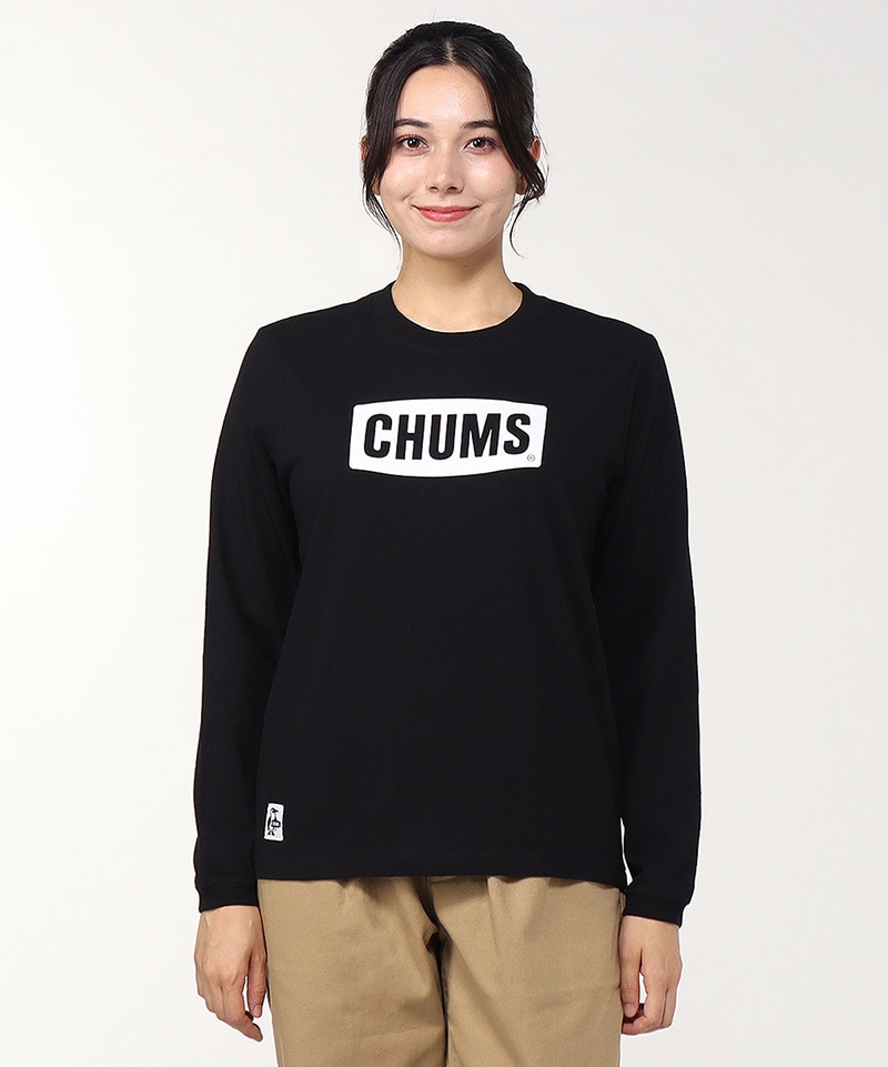 新品　CHUMS ロングTシャツ　チャムス  　blackl