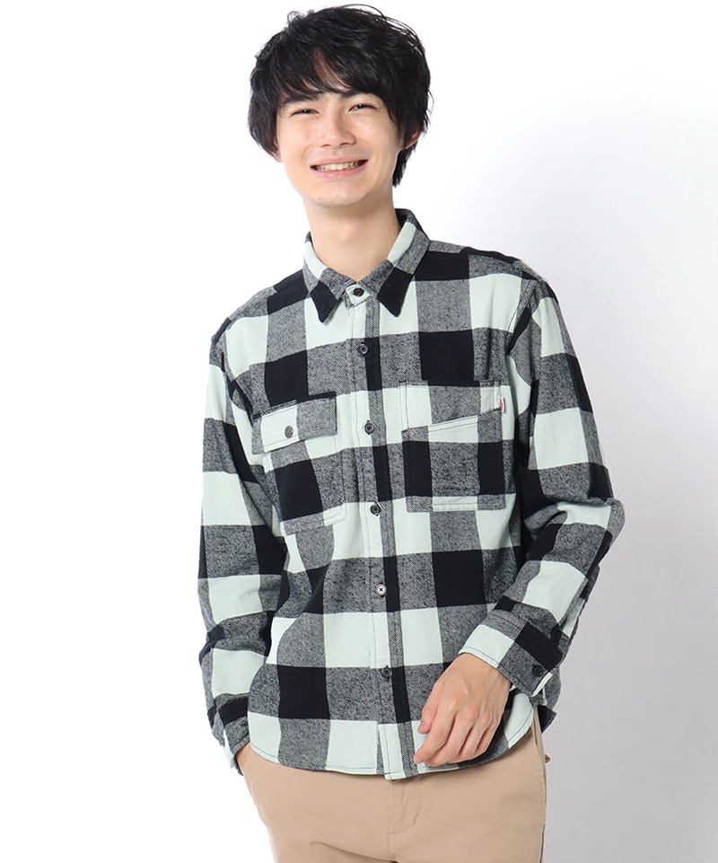 Heavy Nel Shirts Garment Dyed ヘビーネルシャツガーメントダイ シャツ トップス M Red2 トップス Chums チャムス アウトドアファッション公式通販