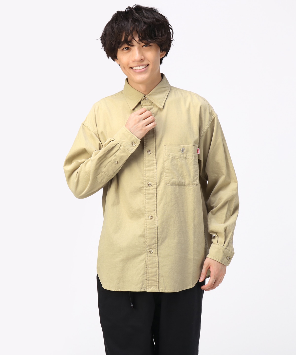 Oversized Corduroy Shirt(オーバーサイズドコーデュロイシャツ(シャツ/トップス))