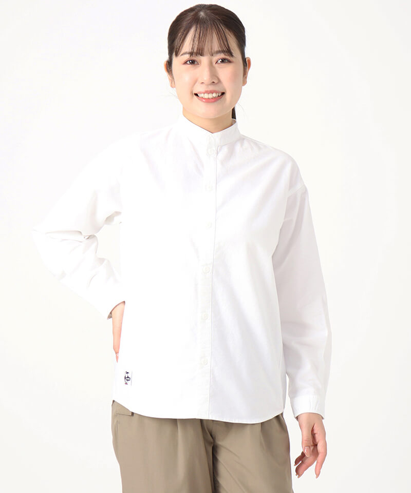 Oversized Button Front Hurricane Shirt(オーバーサイズドボタンフロントハリケーンシャツ(シャツ/長袖シャツ))