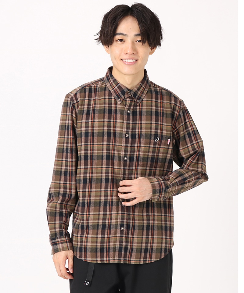 Nel Shirt/ネルシャツ(シャツ/トップス)(M Green): トップスCHUMS ...