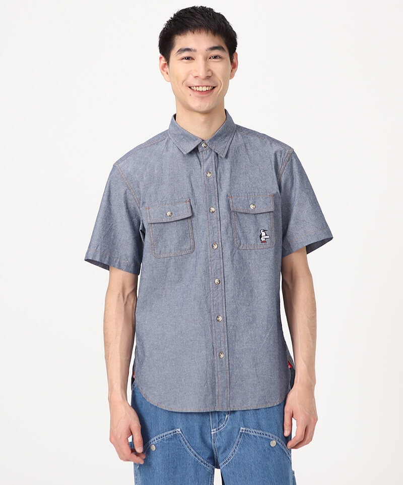 Beaver Yarn-Dyed Chambray S/S Shirt/ビーバーヤーンダイド