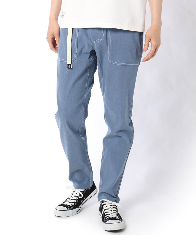 Stretch Pants Indigo/ストレッチパンツインディゴ(ロングパンツ｜ボトムス)(M Lt.Indigo): パンツ ｜オールインワン|CHUMS(チャムス)|アウトドアファッション公式通販