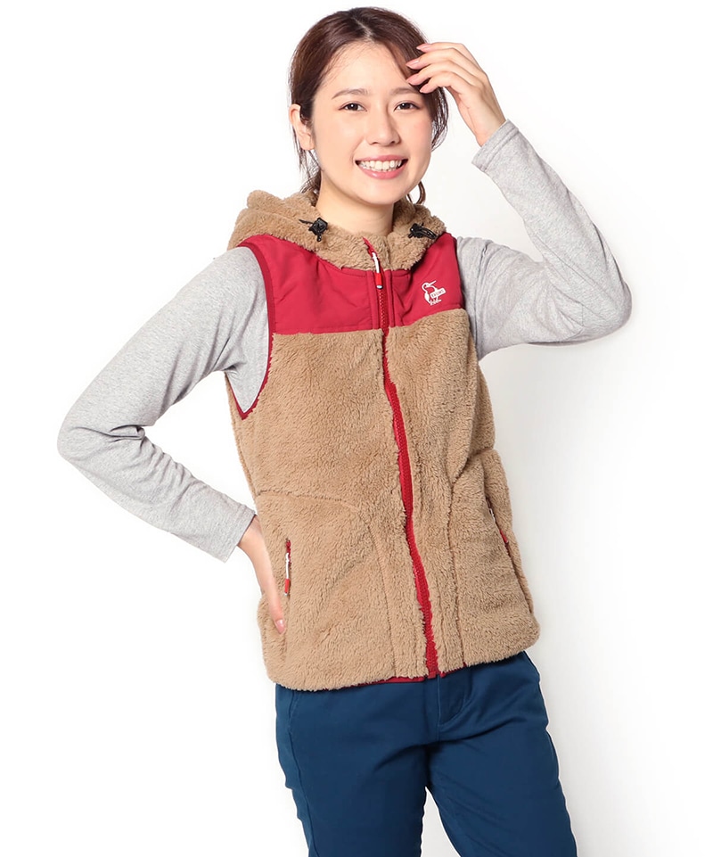 Elmo Fleece Vest エルモフリースベスト アウター フリース M Navygreenbd Navy ジャケット アウター Chums チャムス アウトドアファッション公式通販