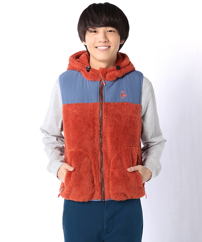 新品 CHUMS Elmo チャムス ベスト Vest navygl