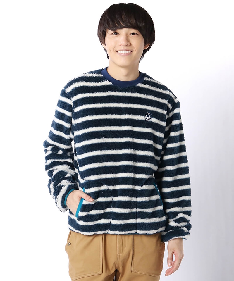 チャムス CHUMS エルモフリースジャケット Elmo Fleece もこもこ ボア CH14-1230-N065 ワンポイント レディース  最大15%OFFクーポン