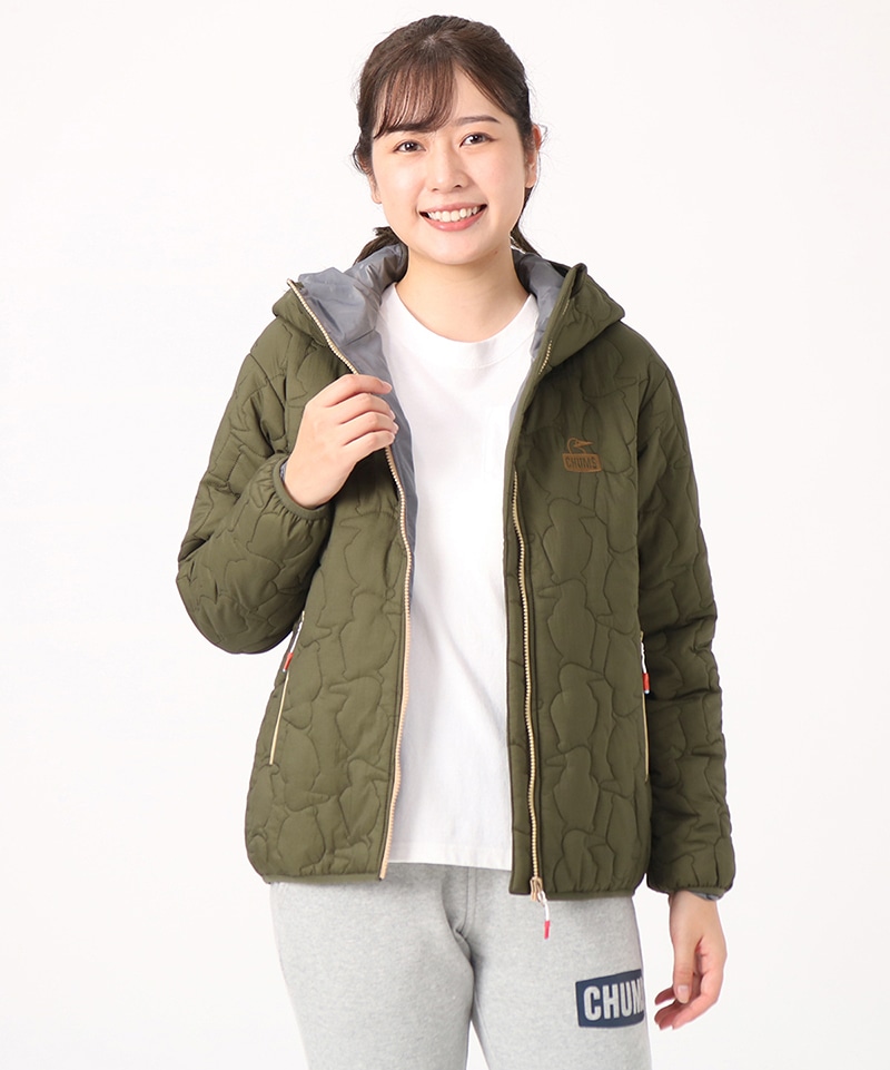 【Chikashitsu +】padded hoodie