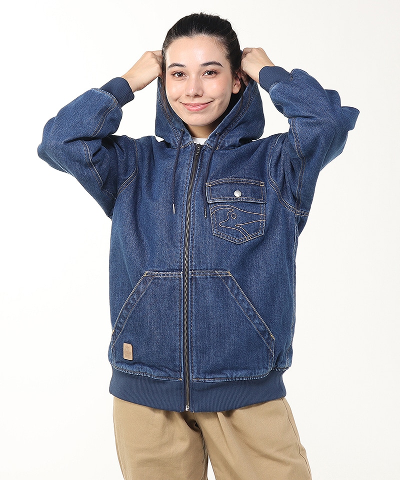 Warm Denim Parka(ウォームデニムパーカー(デニムジャケット|アウター))