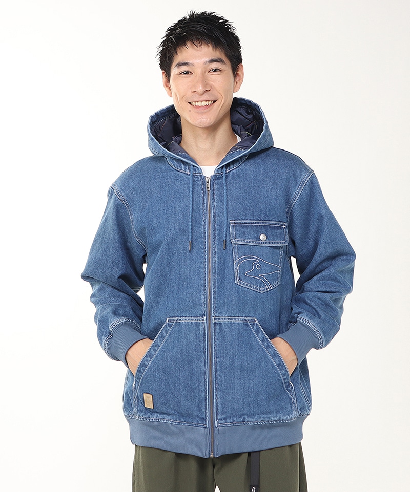 Warm Denim Parka(ウォームデニムパーカー(デニムジャケット|アウター))