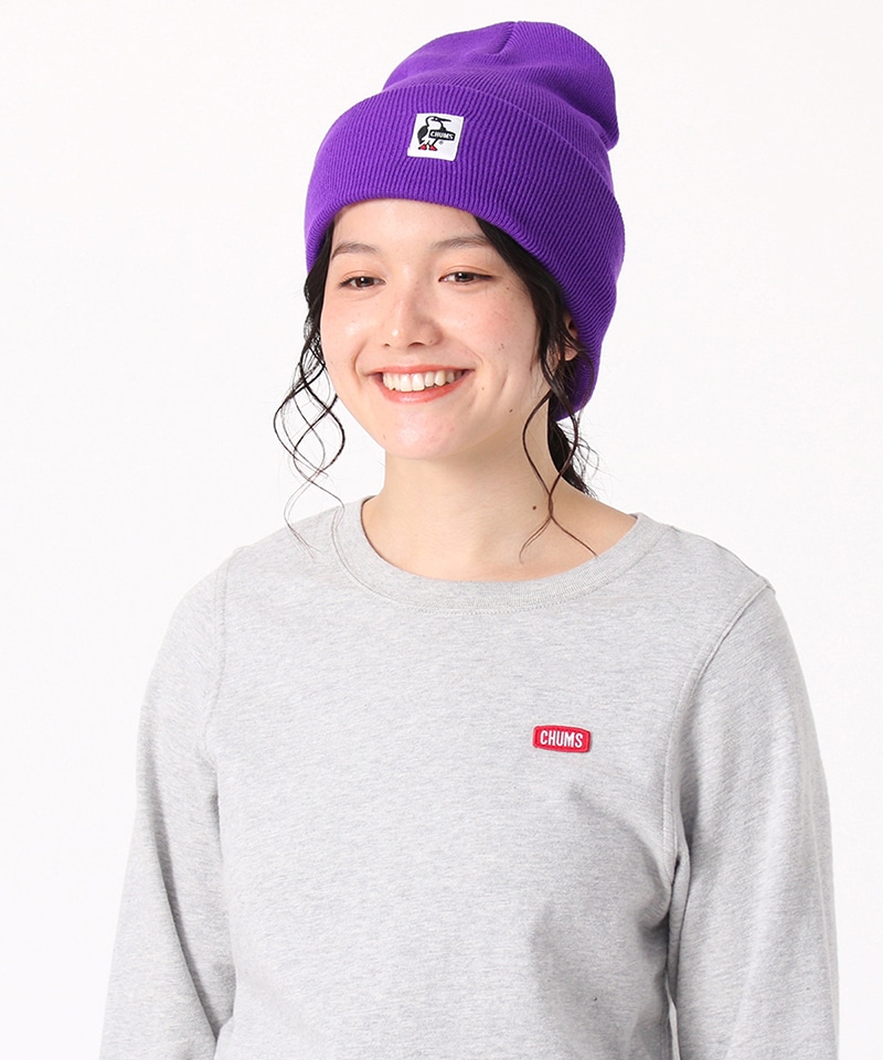 Knit Cap ニットキャップ 帽子 ニット帽 サイズなし Purple 帽子chums チャムス アウトドアファッション公式通販