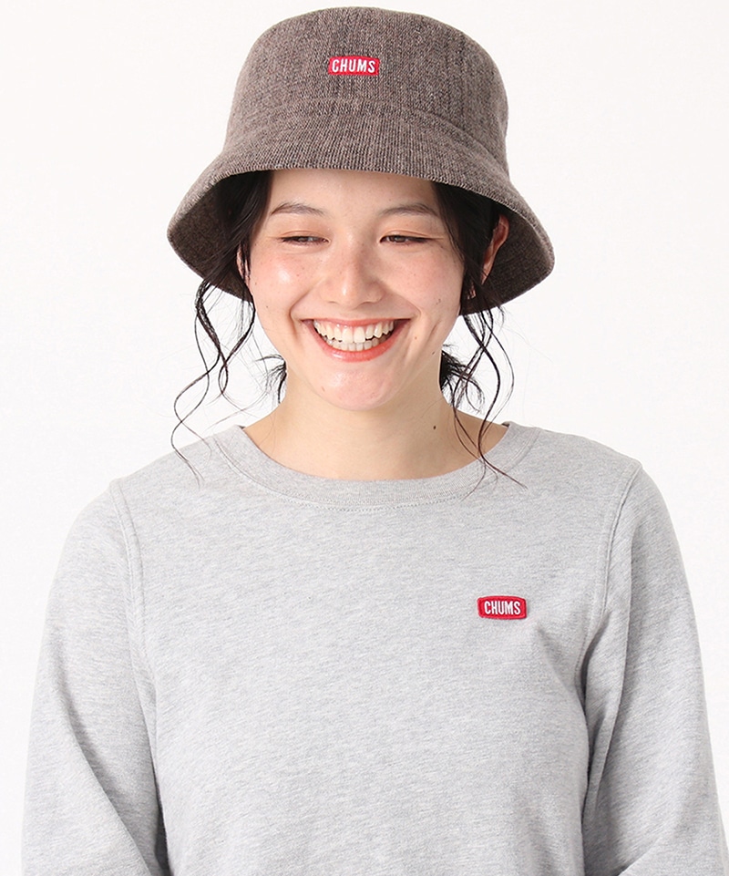 Knit Bucket Hat/ニットバケットハット(帽子/ハット)(Free Black) 帽子CHUMS(チャムス)アウトドア