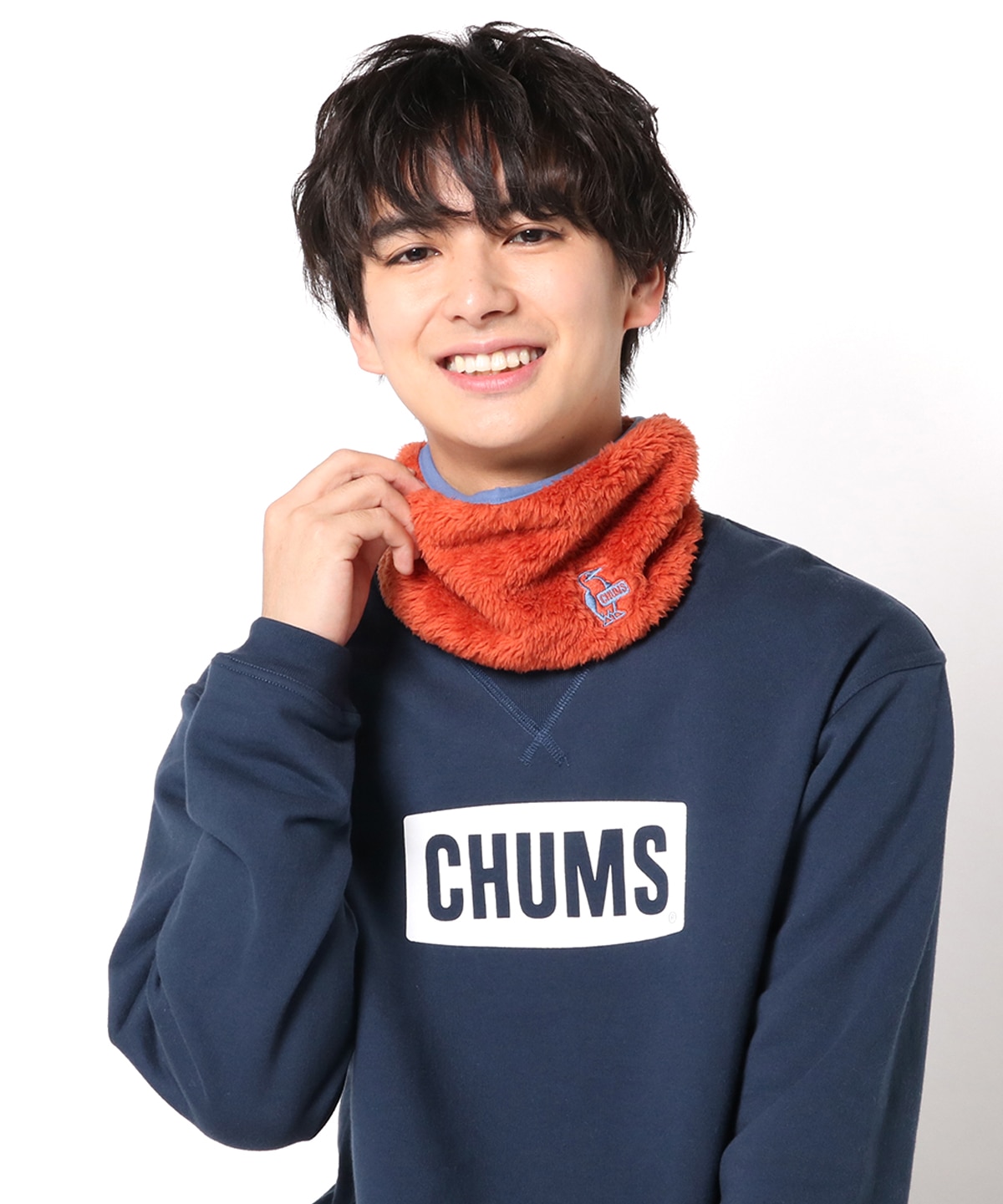 Elmo Fleece Neck Warmer エルモフリースネックウォーマー マフラー ネックウォーマー サイズなし Navy Green 雑貨 小物 Chums チャムス アウトドアファッション公式通販