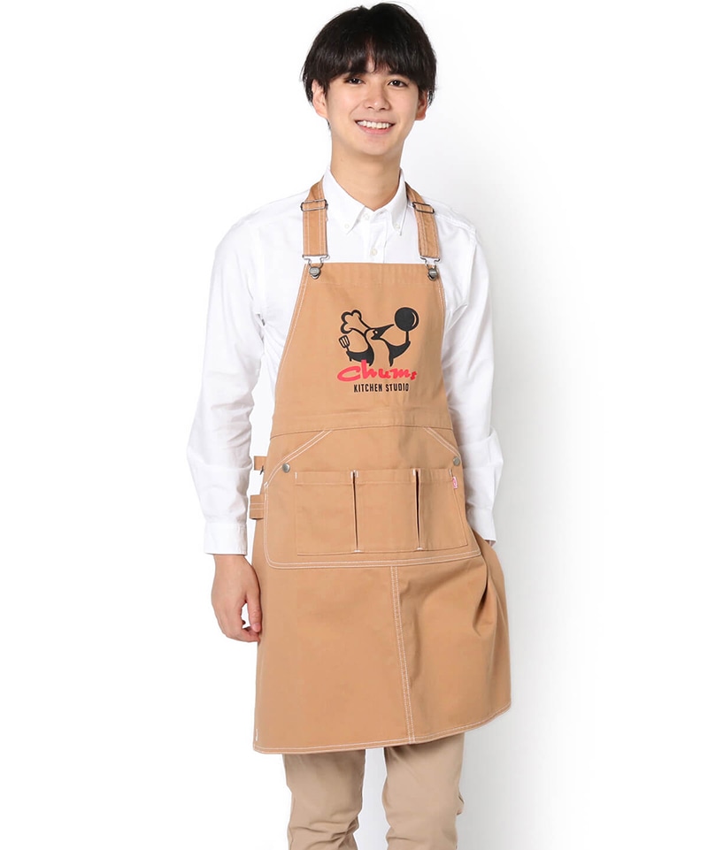 Chums Kitchen Studio Apron チャムスキッチンスタジオエプロン エプロン 調理服 サイズなし Beige テーブルウェア Chums チャムス アウトドアファッション公式通販