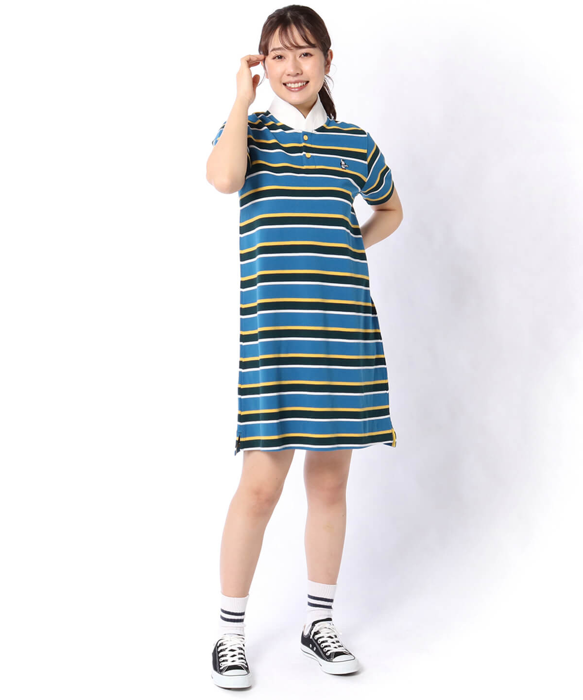 Booby Shawl Polo Dress(ブービーショールポロドレス(ワンピース/ポロシャツ))