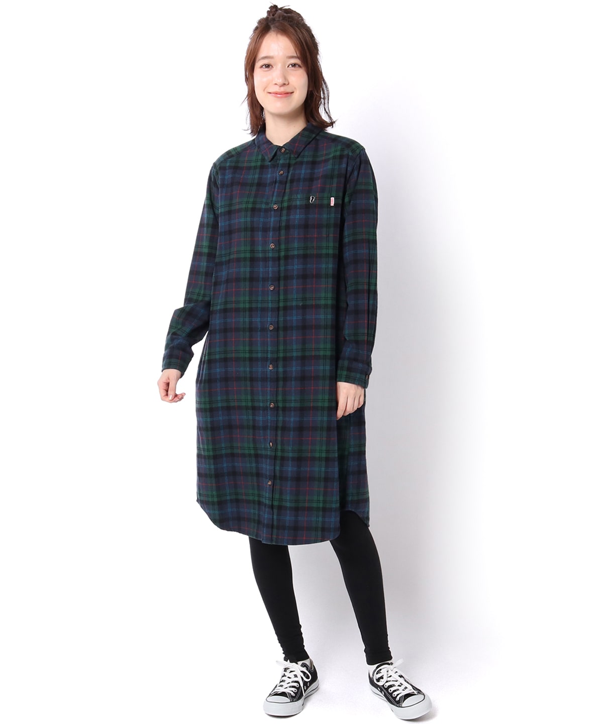 Nel One Piece ネルワンピース ワンピース シャツ Womens M Red ワンピース スカート Chums チャムス アウトドアファッション公式通販