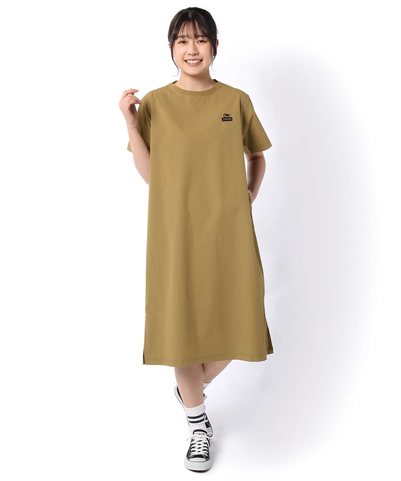 Airtrail Stretch Chums One Piece エアトレイルストレッチチャムスワンピース ワンピース Womens M Brown ワンピース スカート Chums チャムス アウトドアファッション公式通販