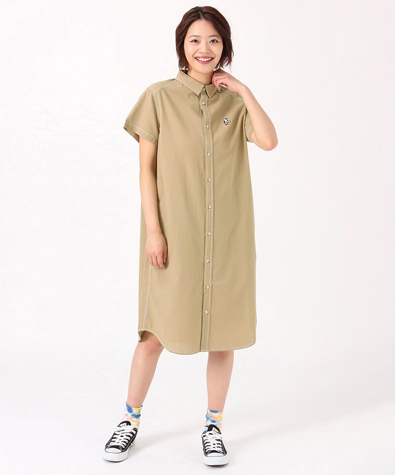 Yarn-Dyed Chambray S/S Dress(ヤーンダイドシャンブレーショートスリーブドレス(ワンピース｜シャツ))