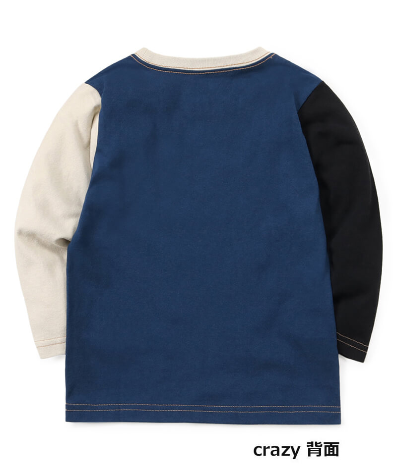Kid's Booby Face Brushed L/S T-Shirt/キッズブービーフェイス