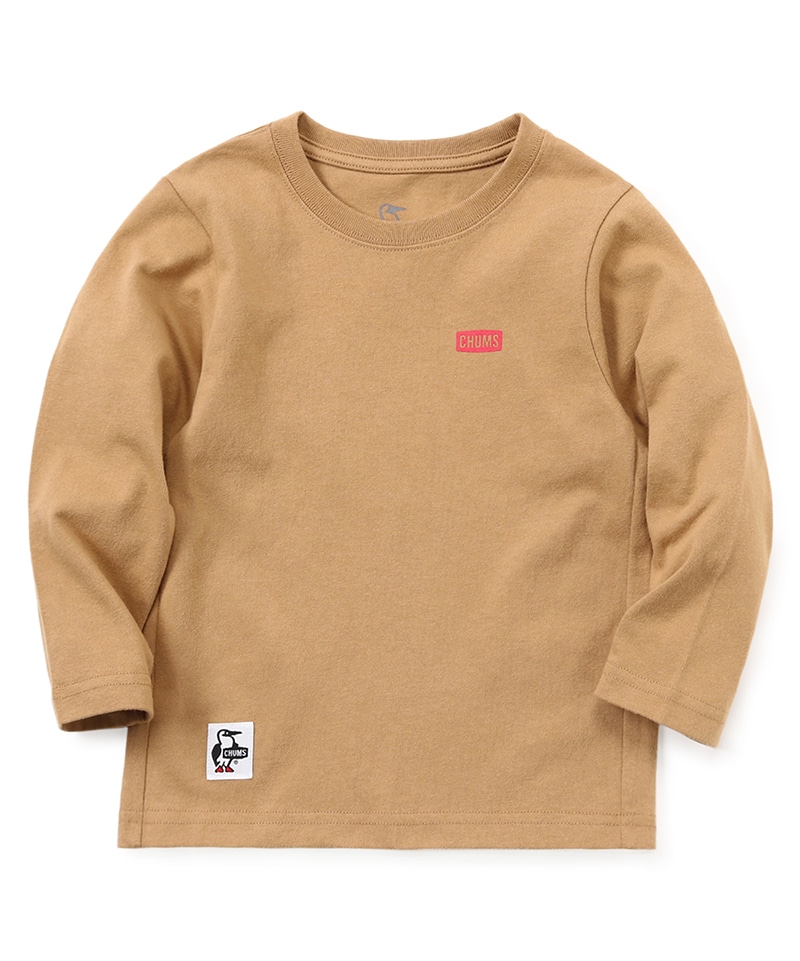 Kid's Booby Logo Brushed L/S T-Shirt/キッズブービーロゴブラッシュ