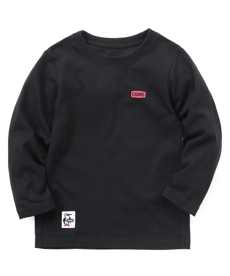 Kid's Booby Logo Brushed L/S T-Shirt/キッズブービーロゴブラッシュ