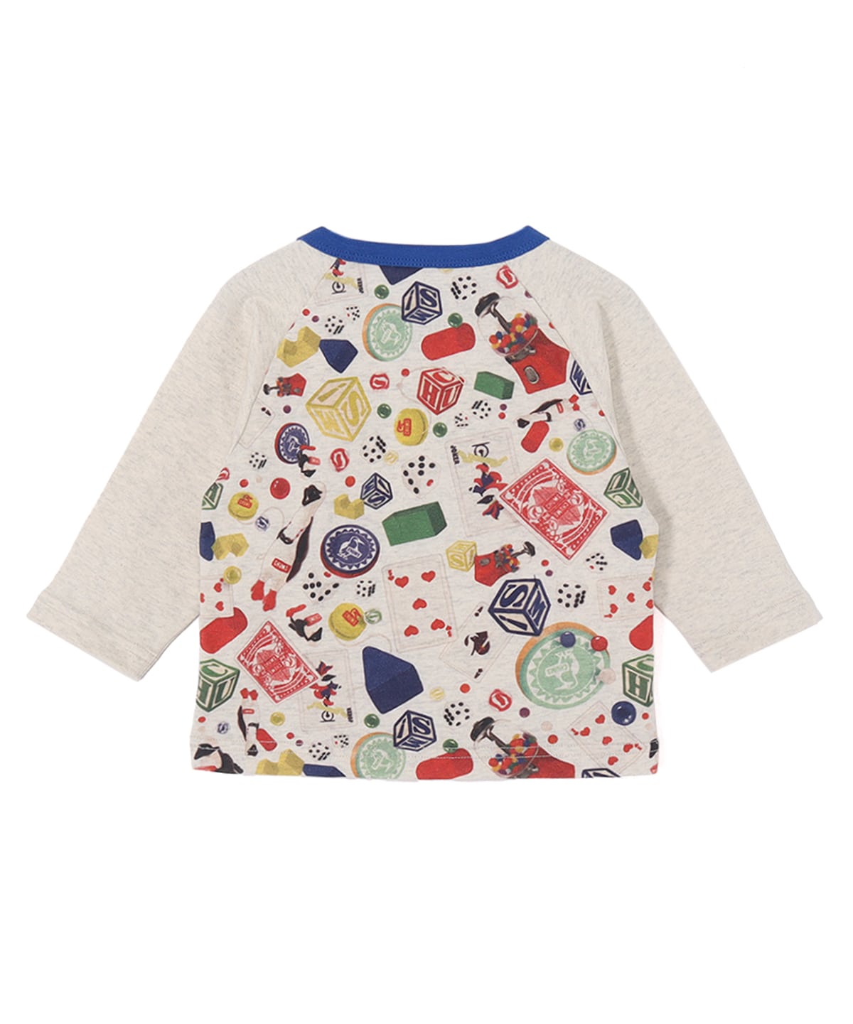 Baby Patterned L/S T-Shirt(ベビーパターンドロングスリーブTシャツ(ベビー|ロングTシャツ))