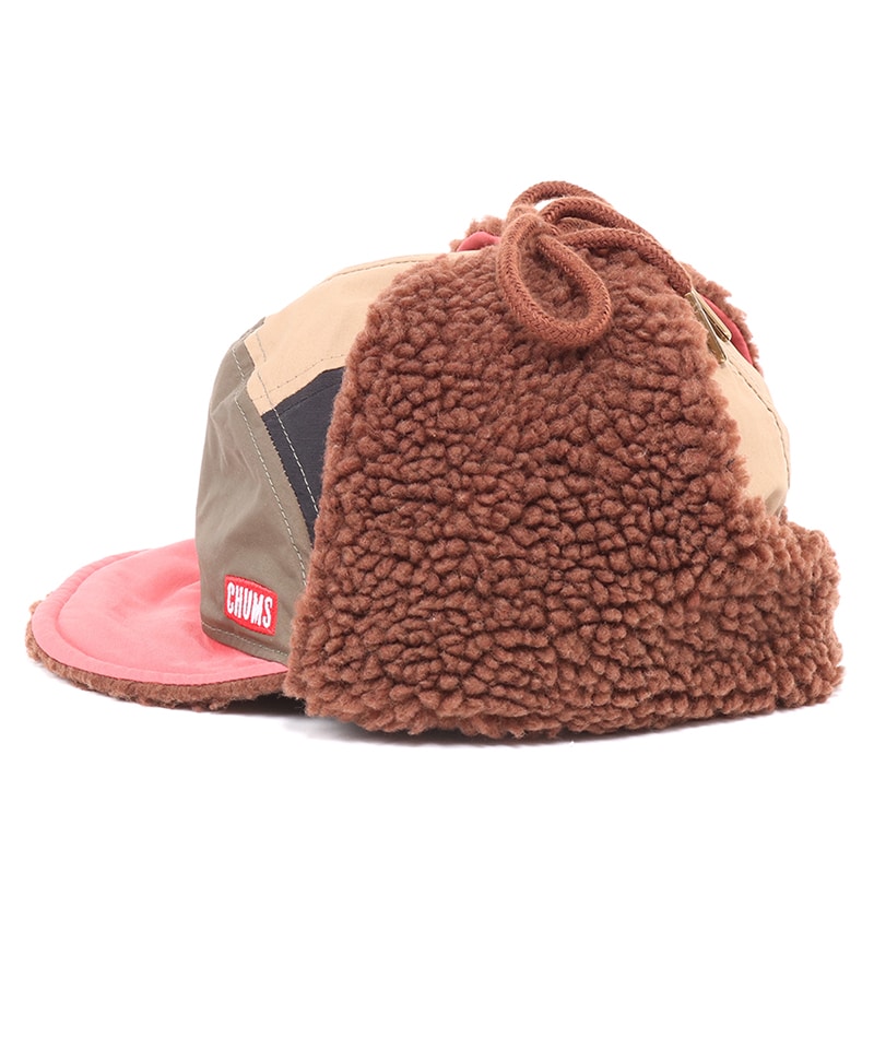 Kid's Camping Boa Russian Cap/キッズキャンピングボアロシアンキャップ(キッズ／帽子)(Free Pink Crazy):  キッズ｜ベビーCHUMS(チャムス)|アウトドアファッション公式通販