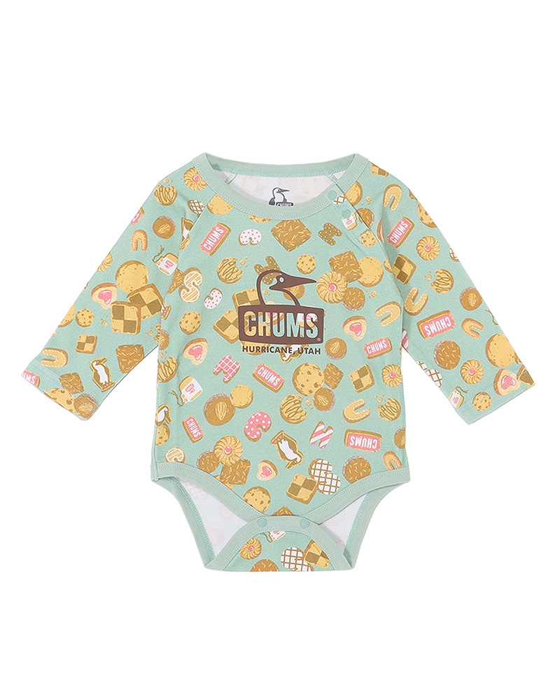 Baby Patterned L/S Gift Set(ベビーパターンドロングスリーブギフトセット(ベビー|ロンパース|スタイ))