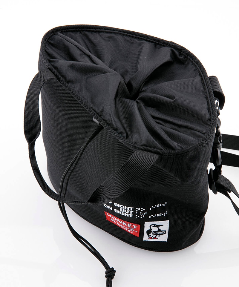 21 Monkey Magic Chalk Bag 21モンキーマジックチョークバッグ チョークバッグ ショルダーバッグ Free Black バッグ Chums チャムス アウトドアファッション公式通販