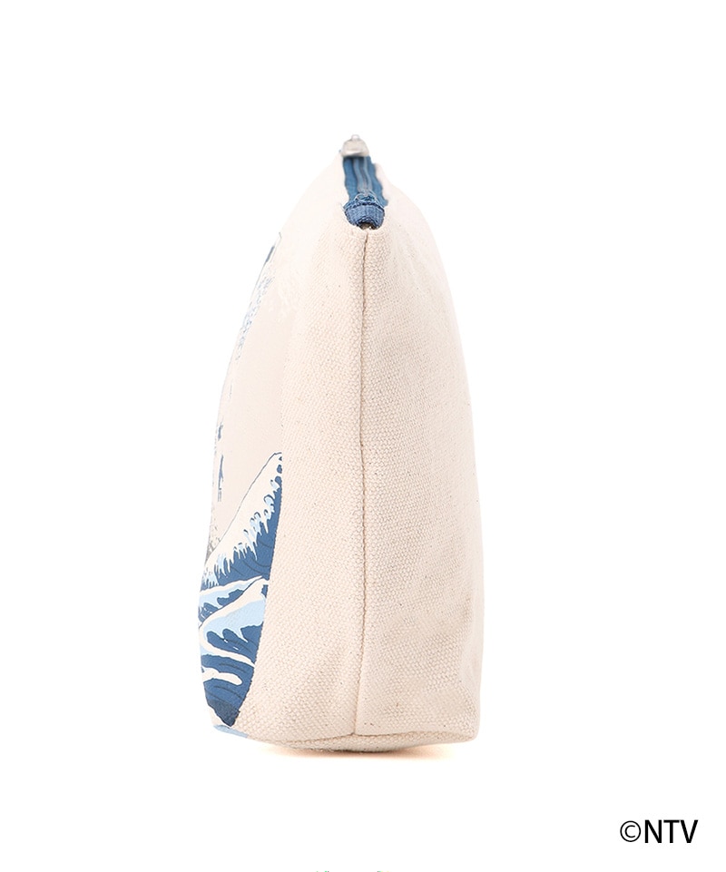 【限定】CHUMS x 葛飾北斎 浪裏 Canvas Pouch(【限定】CHUMS x 葛飾北斎 浪裏キャンバスポーチ(ポーチ|ケース))