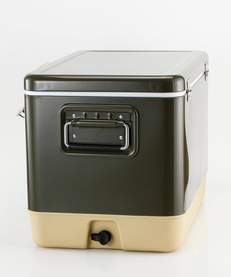 Chums Steel Cooler Box 54l チャムススチールクーラーボックス54l アウトドア キャンプ用品 サイズなし Khaki Beige キャンプ用品 Chums チャムス アウトドアファッション公式通販