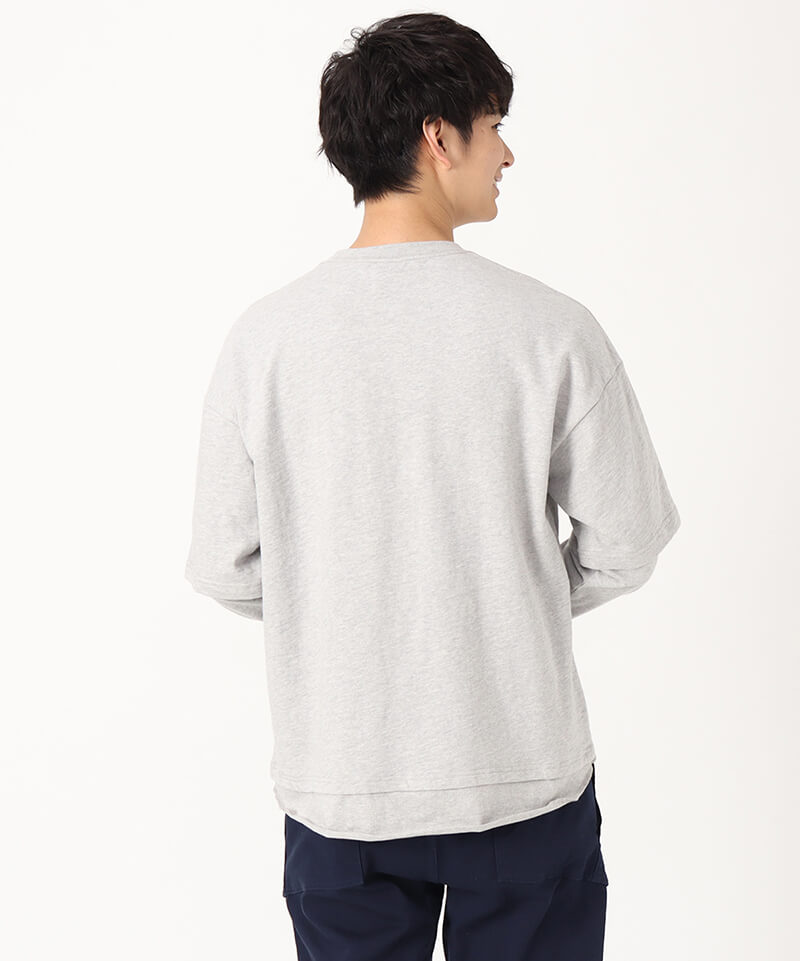 Keystone Oversized Layered L/S T Shirt/キーストーンオーバーサイズ